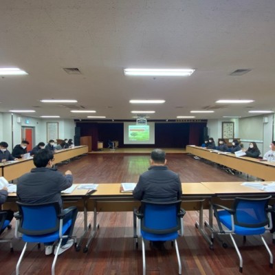 2021 복지관 사명 비전 핵심가치 재정립 회의 이미지