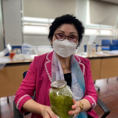 노인맞춤돌봄 우울예방 및 인지활동 프로그램 과일청 만들기 이미지