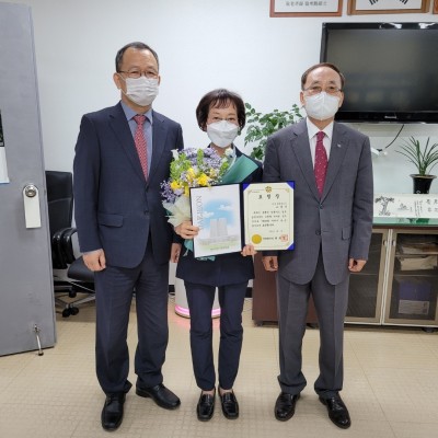 대전광역시노인복지관 소명선 생활지원사 대전광역시장상 표창 이미지