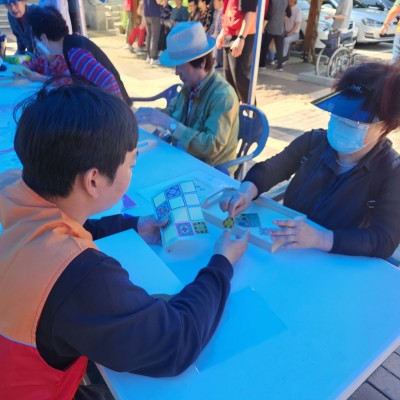 SK이노베이션 문화체험활동 체험부스 및 남사당 공연 진행 이미지