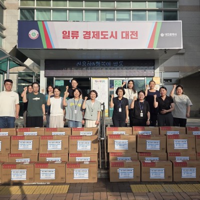 시원한 여름나기 선풍기&삼계탕 전달 이미지