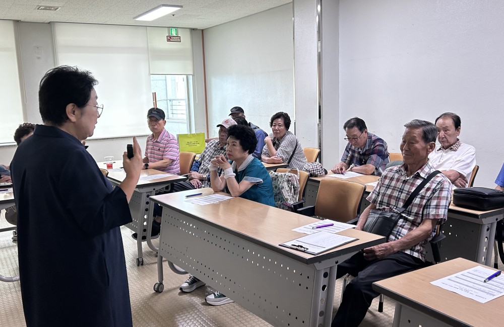 2차 노인인권교육 진행 게시물 첨부 이미지
